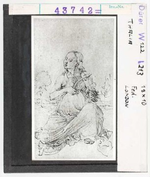 Albrecht Dürer: Thalia. Feder. London
