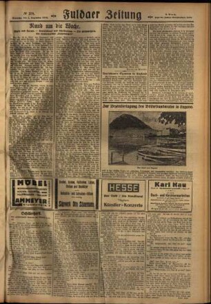 Zweite Ausgabe vom Sonntag, den 02. Dezember 1928.