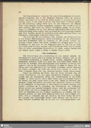 Die Leimfarben.