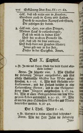 Der I. Theil. Vers 1-16.