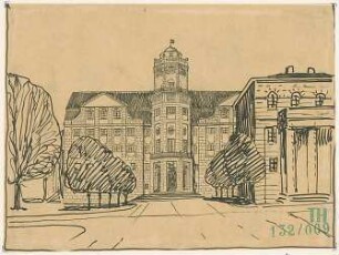 Fischer, Theodor; Kassel; Museum (jetzt: Hessisches Landesmuseum) - Perspektive