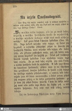 Na ṅeżelu Quasimodogeniti