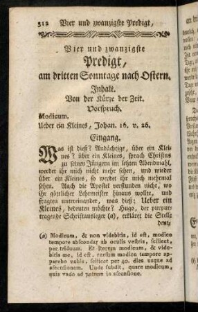 312-325, Vier und zwanzigste Predigt