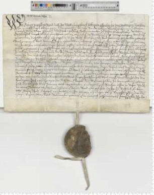 Bürgermeister und Rat verschreiben Catharine Alewins, der Witwe des Uelzener Ratsmannes Heinrich Wilhelms für 3000 Mark einen Zins von 150 Mark.