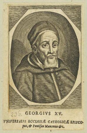 Bildnis Gregorivs XV.
