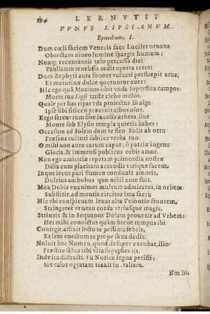 Funus Lipsianum.