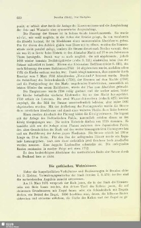 Die gothischen Wohnhäuser