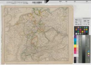 Weltatlas Deutschland 1829/30 20 dt. Meilen = 5,2 cm 38 x 46 J. C. Hinrichsche Buchhandlung, Leipzig Benkhausen