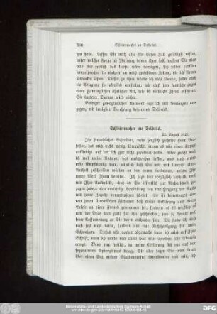 Schleiermacher an Delbrück. 22. August 1827.