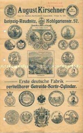 Verstellbarer Getreide-Sortierzylinder