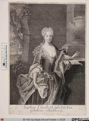 Bildnis Sophia Elisabeth Gleditsch, geb. Hübner