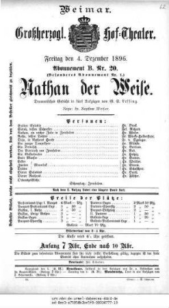 Nathan der Weise