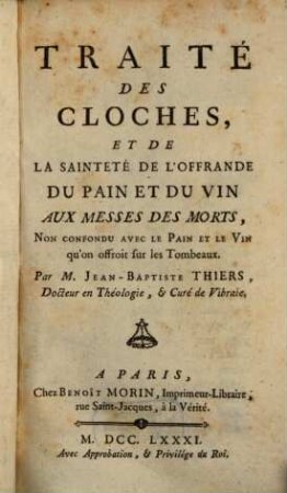Traitez des Cloches