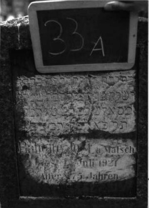 Grabstein 33A