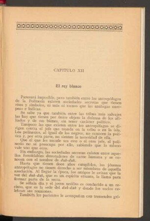 Capítulo XII - El rey blanco