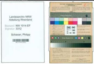 Entnazifizierung Philipp Schavan , geb. 09.09.1906 (Expedient)
