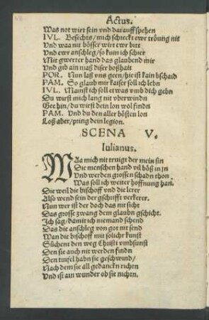 Scena V. Iulianus.