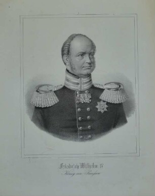 Porträt: Friedrich Wilhelm IV. König von Preussen