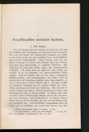 [B. Die Waffen der Naturvölker Süd-Amerikas.]