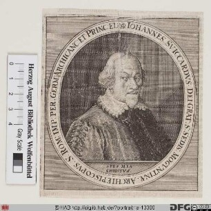 Bildnis Johann (Schweikard von Kronberg), 1604-26 Kurfürst u. Erzbischof von Mainz