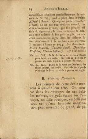 B. Peintres Romains.