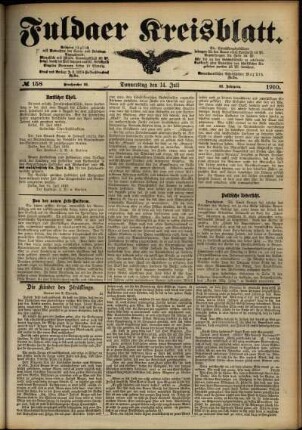 Ausgabe vom Donnerstag, den 14. Juli 1910.
