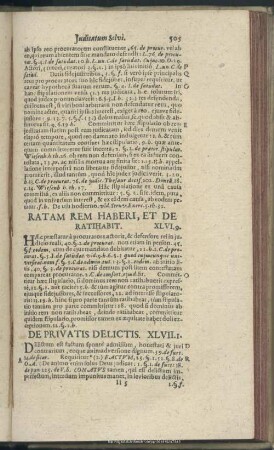 Liber XLVII. De Privatis Delictis
