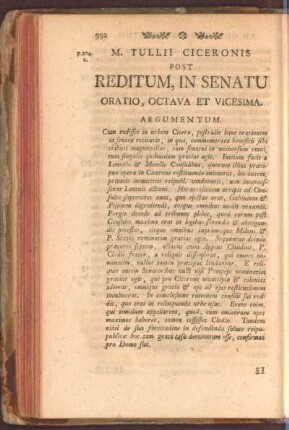 Post Reditum, in Senatu