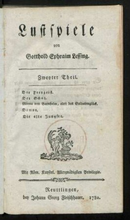 Th. 2: Lustspiele