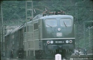 Stuttgart Nord Gütergleis Lok 151 006 Ng Kornwestheim-S