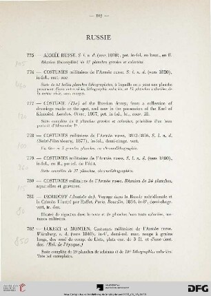 Russie (Nr. 775-788)