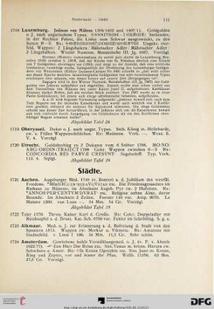 Städte (Nr. 1721-1966)