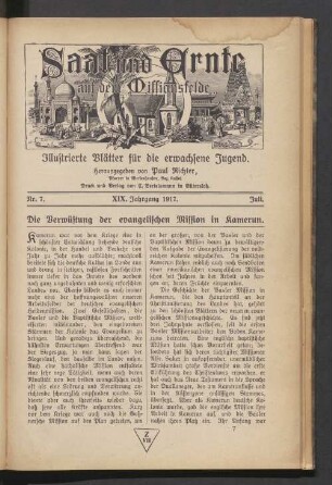 Nr. 7. Juli 1917