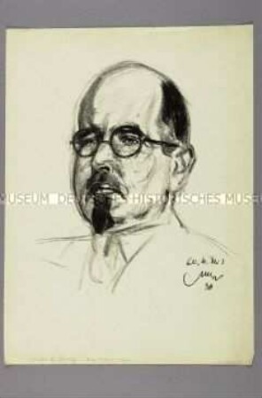 Bildnis des sowjetischen Diplomaten Nikolai Krestinski