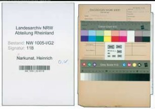 Entnazifizierung Heinrich Narkunat , geb. 29.03.1900 (Kaufmann)