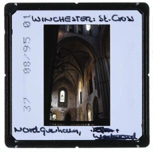 Winchester, St Cross : Innenansicht nördliches Querhaus und Vierung