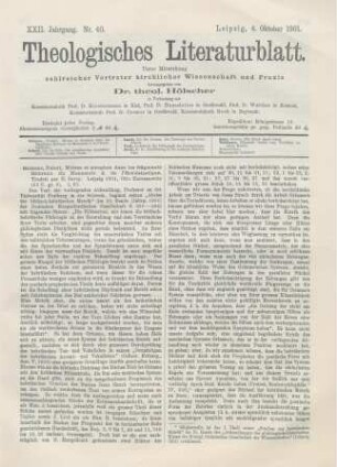 473-475 [Rezension] Grimme, Hubert, Mètres et strophes dans les fragments hébreux du manuscrit A de l'Ecclésiastique