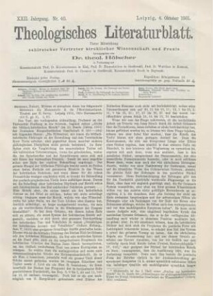 473-475 [Rezension] Grimme, Hubert, Mètres et strophes dans les fragments hébreux du manuscrit A de l'Ecclésiastique