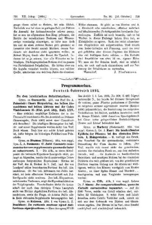 Programmschau : Deutsch-Österreich 1893