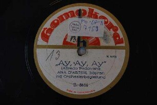 Ay, ay, ay / (Alfredo Padovani)