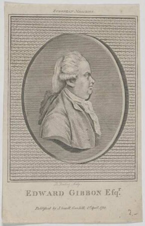 Bildnis des Edward Gibbon