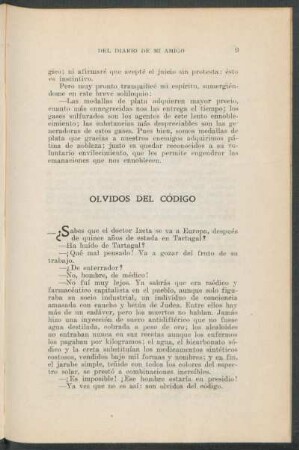 Olvidos del código