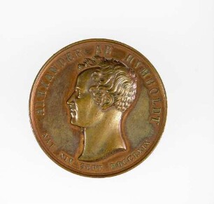 Gedenkmedaille auf Alexander von Humboldt