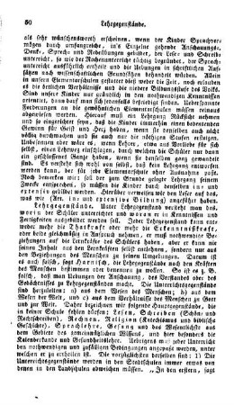 Lehrgegenstände