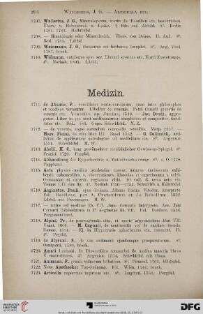 Medizin (Nr. 3711-4003)