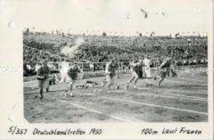 Deutschlandtreffen 1950 - Internationales Sportfest zur Eröffnung des Walter-Ulbricht-Stadions
