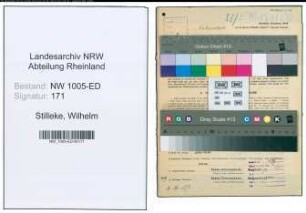 Entnazifizierung Wilhelm Stilleke , geb. 09.02.1899 (Lehrer)