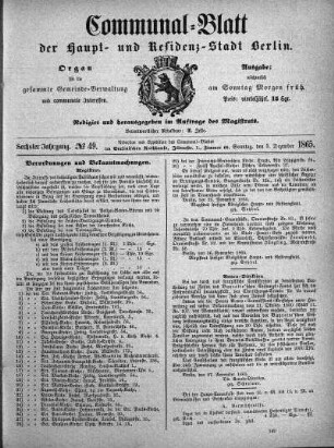 1865,49: No. 49, 8. Dezember 1865