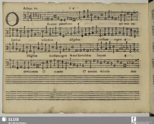 Willaert, Adrian: O beatum pontificem