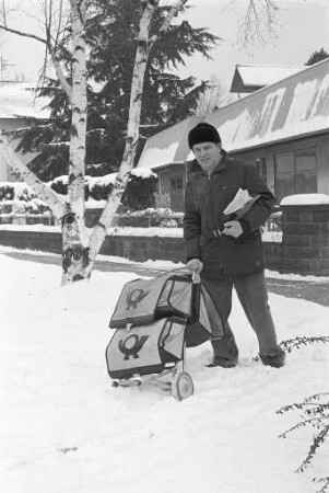 Berufsarbeit im Winter